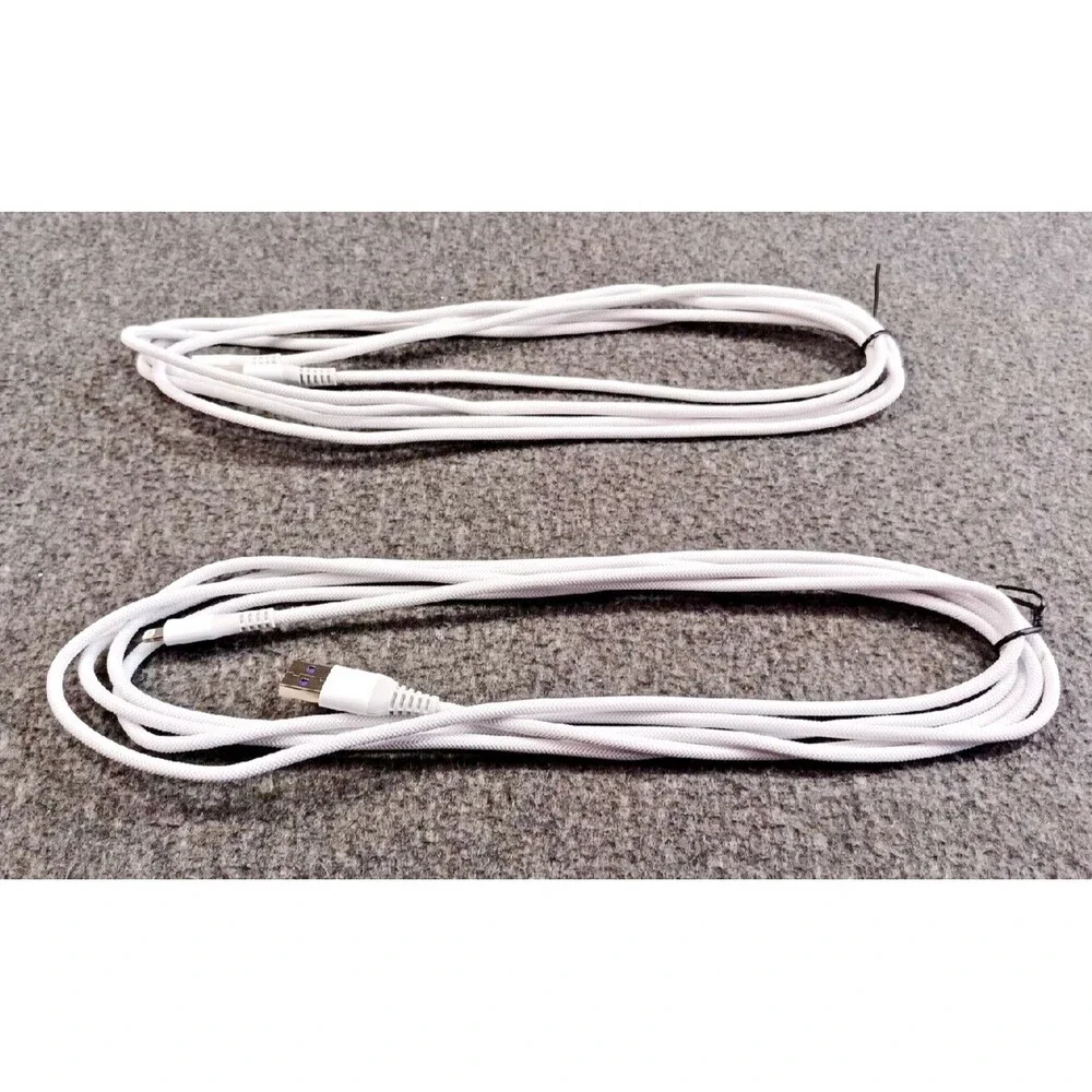 10FT Long USB Cable For iPhone 5 6 7 8 Plus X XS Max XR 11 12 Mini Set of 2